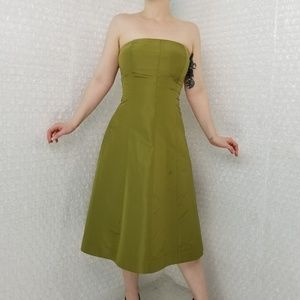 SOLD🌈J. Crew Lorelei silk taffeta strapless party dress